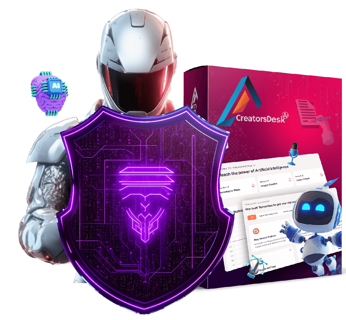 CreatorsDesk Unlimited dashboard preview