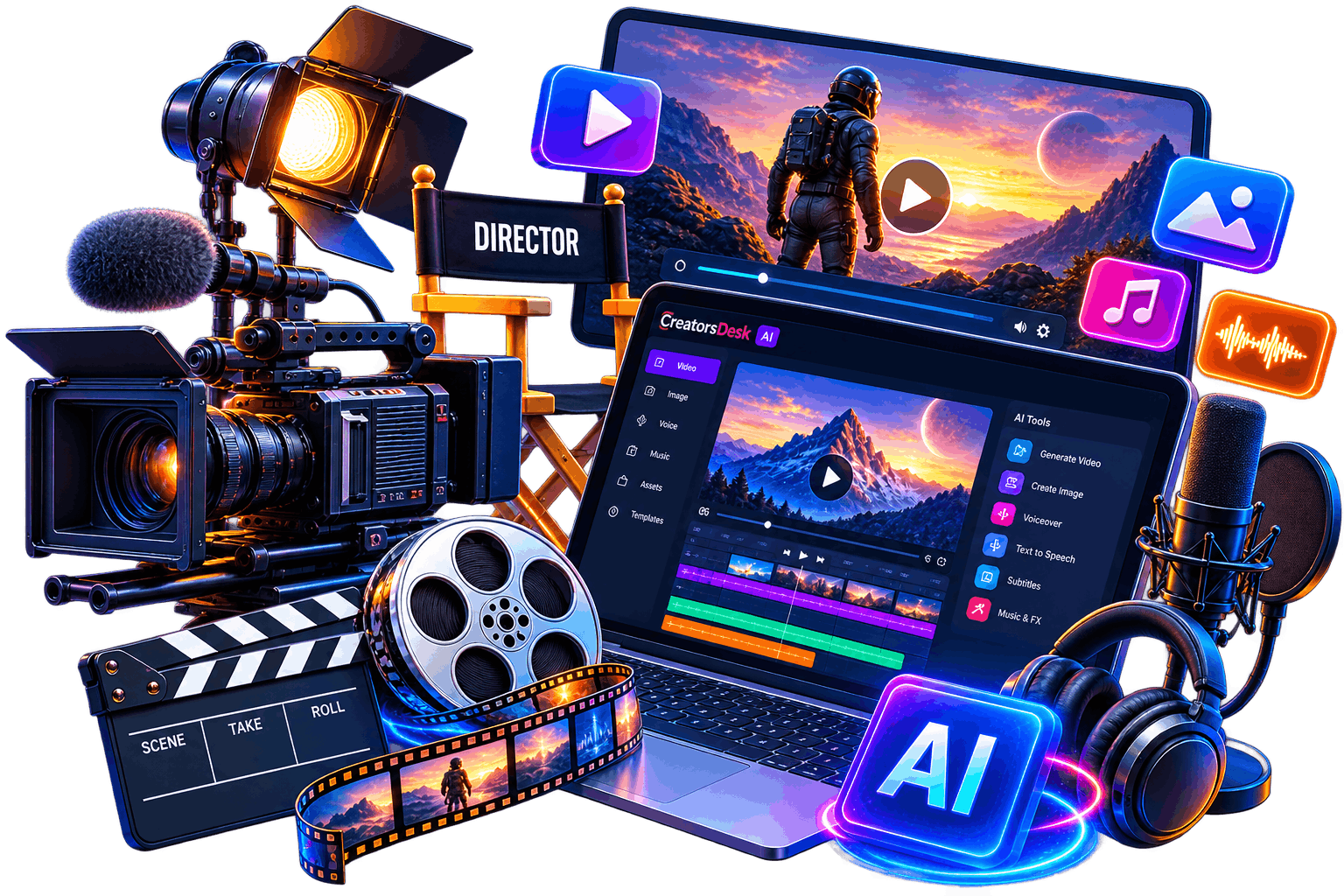 CreatorsDesk Cinematic AI Media